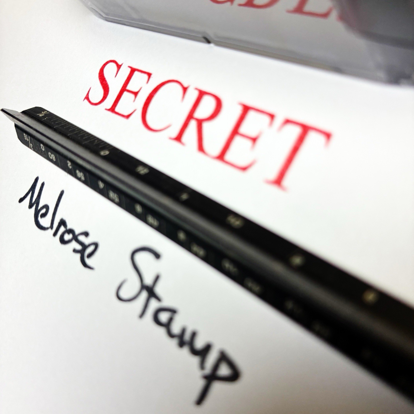 Secret Rubber Stamp Red Ink Self Inking Ideal 4913