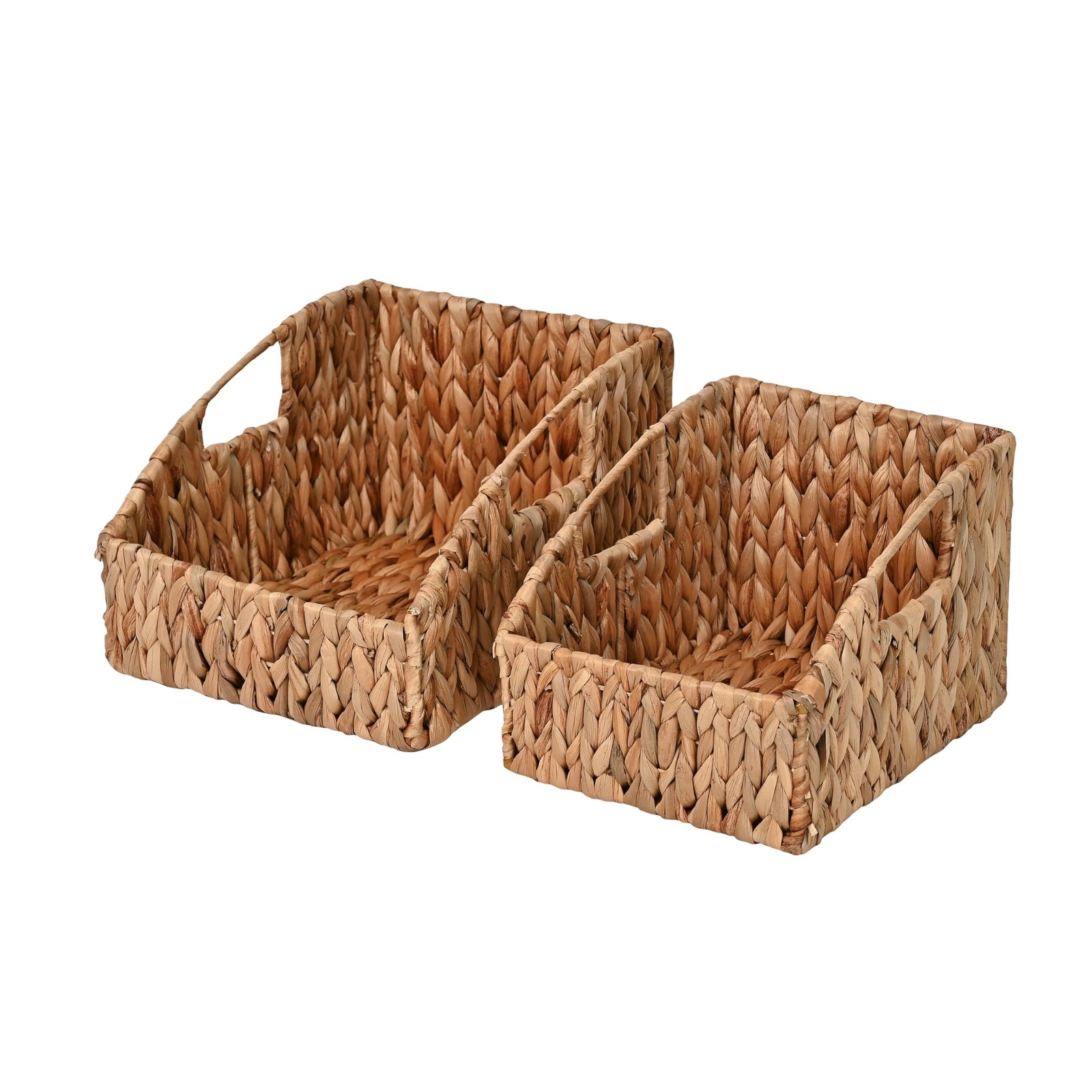 happimess BSK1007A-2SET Havanah Southwestern Hand-Woven Hyacinth Slanted Nest...