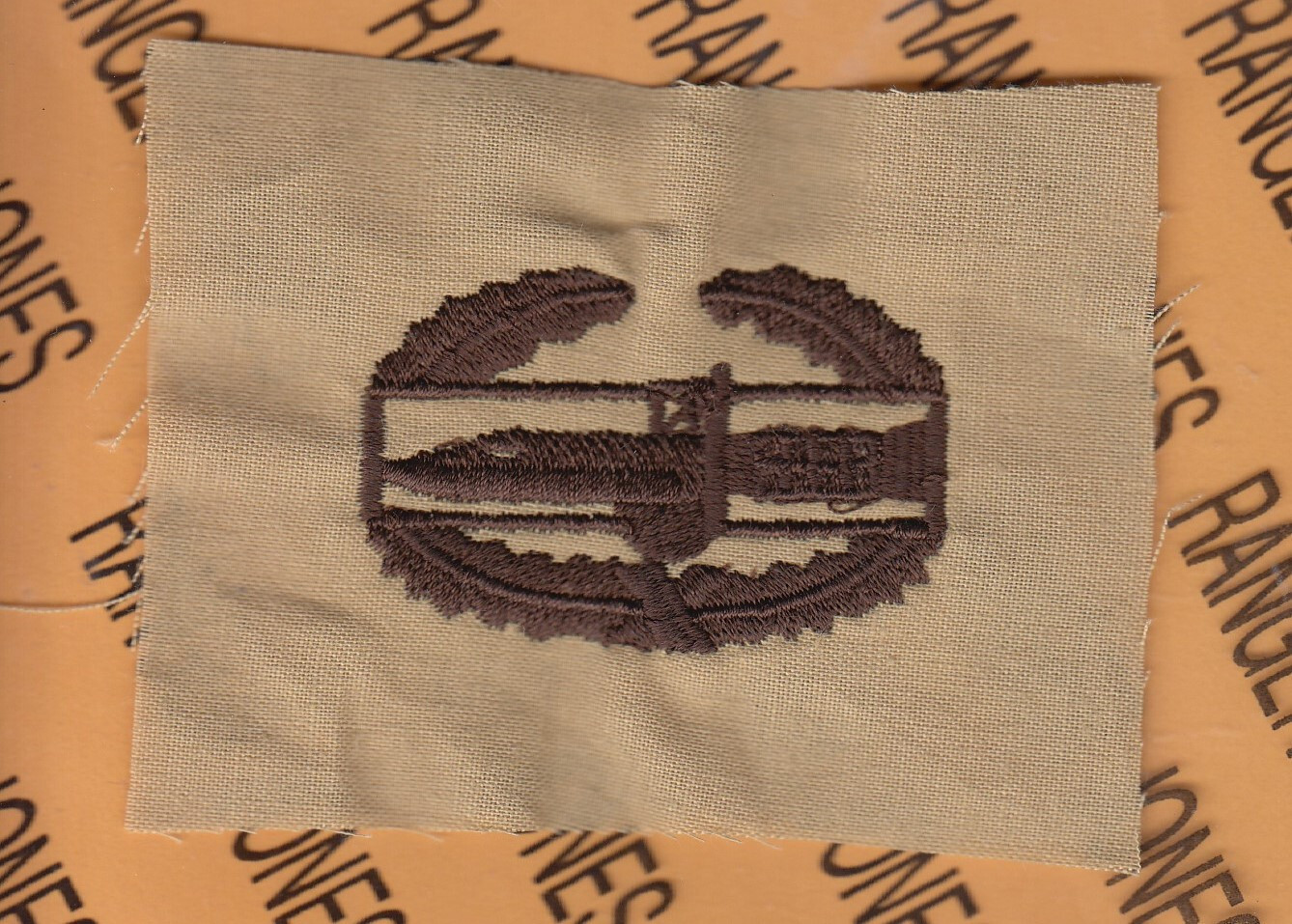 CAB Combat Action Badge Desert DCU Foreign made award badge patch c/e