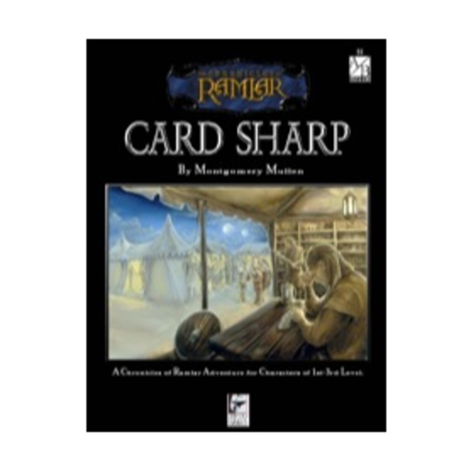 White Silver Pub Fantasy RPG Card Sharp EX
