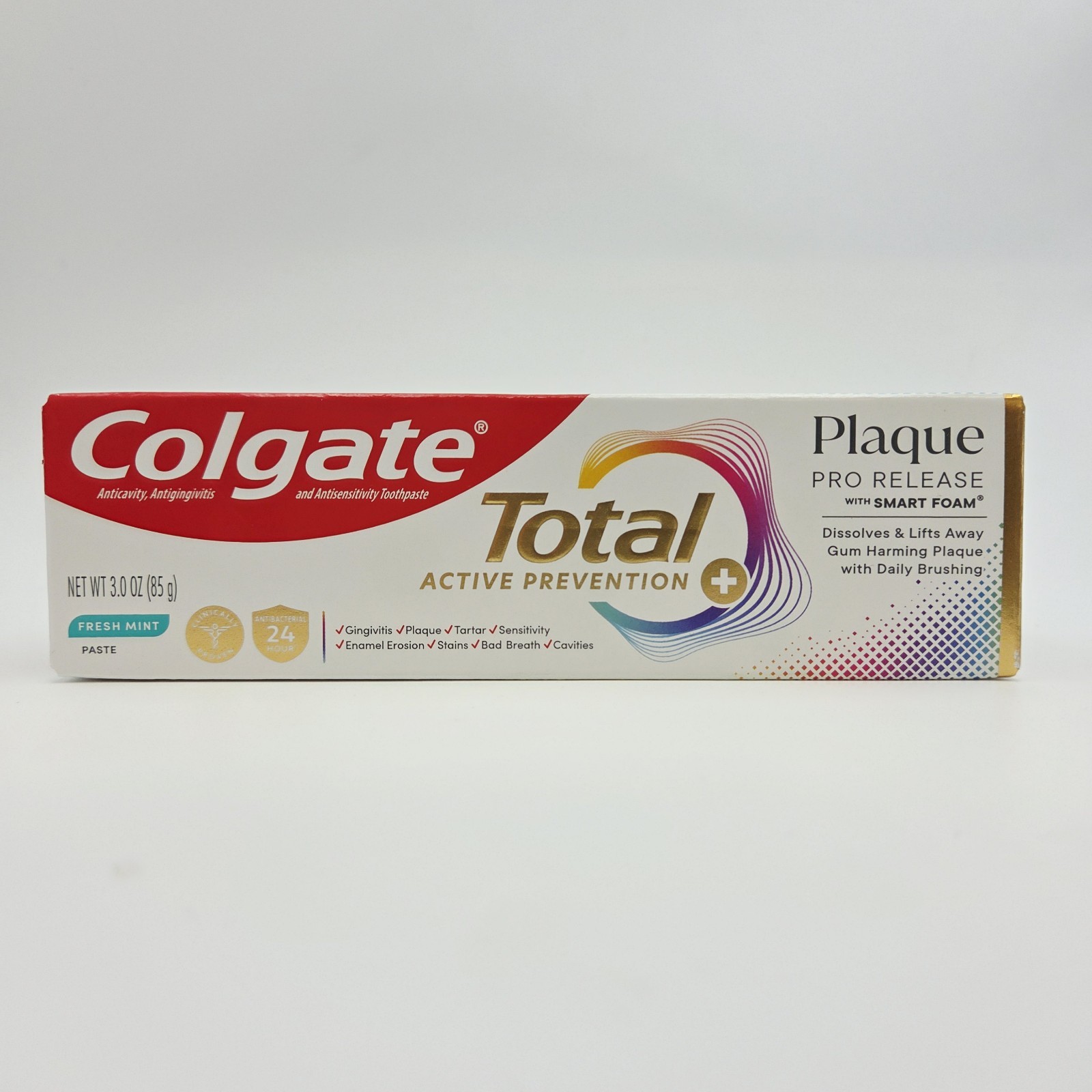 Colgate Plaque Pro Release Fresh Mint Toothpaste 3oz-6 Pack