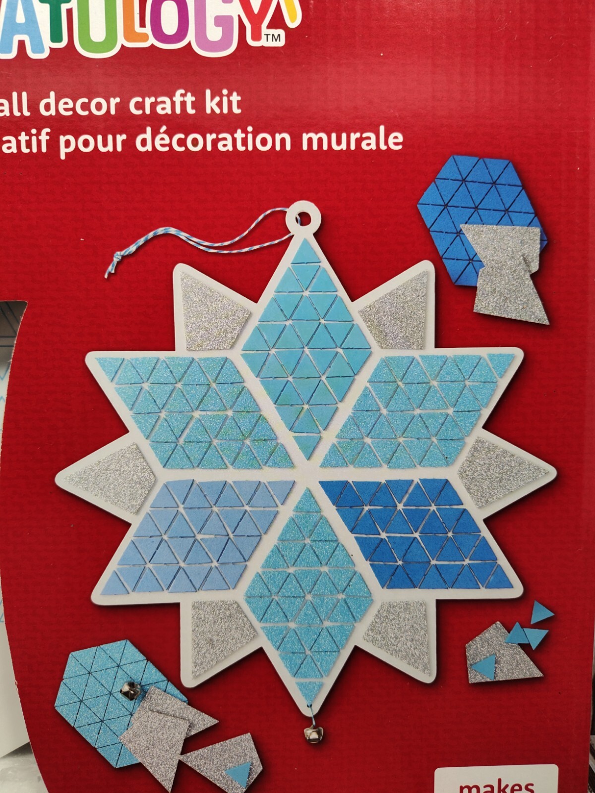Creatology Christmas DIY Snowflake Wall Decor Craft Kit NEW