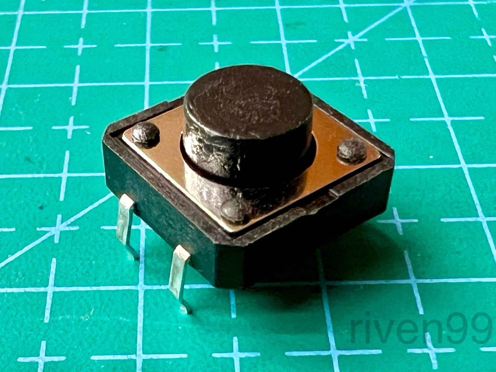Adafruit Tactile Switches (Pack of 10), 12mm square, 6mm tall, Momentary SPST-NO