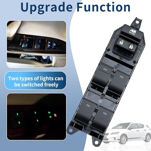 84040-33100 Power Window Master Switch Compatible with 2008-2019 Driving side