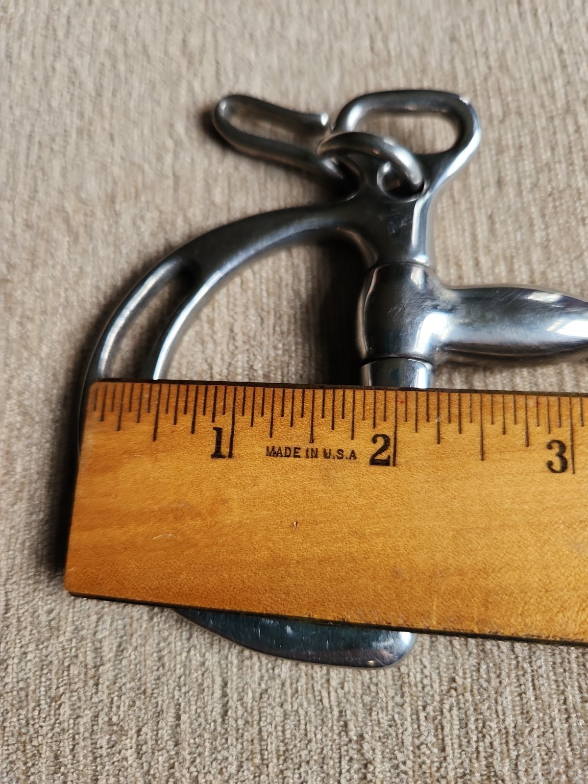 Centaur 5" Horse Bit Kimberwick Double Hinged D Cheeks With Copper Roller