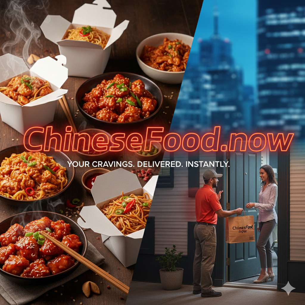 ChineseFood.now -Premium Brandable Domain Name For Sale! Chinese Food Delivery