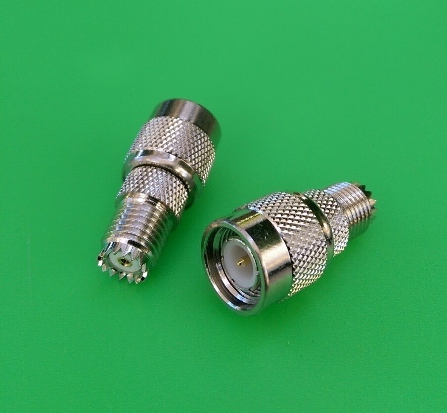 (1 PC) Mini UHF Female to TNC Male Connector - USA Seller