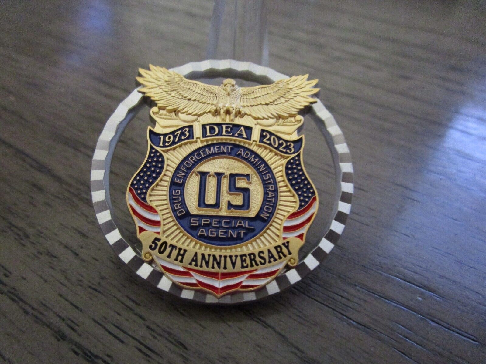 DEA Drug Enforcement Administration 50th Anniversary Challenge Coin #788S