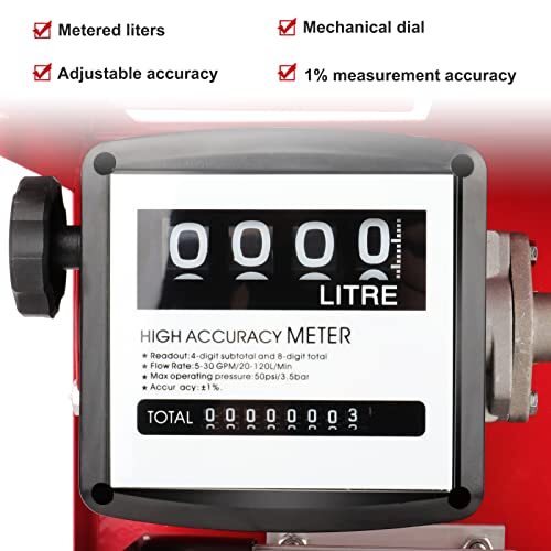 12v Dc 155w Automatic Electric Transfer Fuel Pump Meter Large Flow With Crocodil