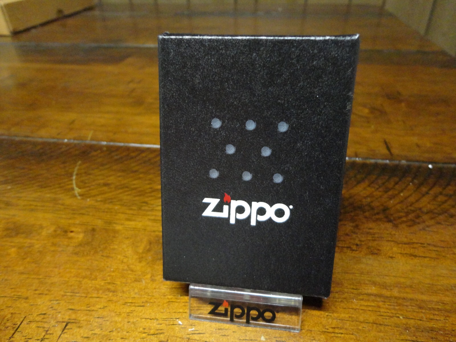ZEBRA PRINT ZIPPO LIGHTER MINT IN BOX 2011