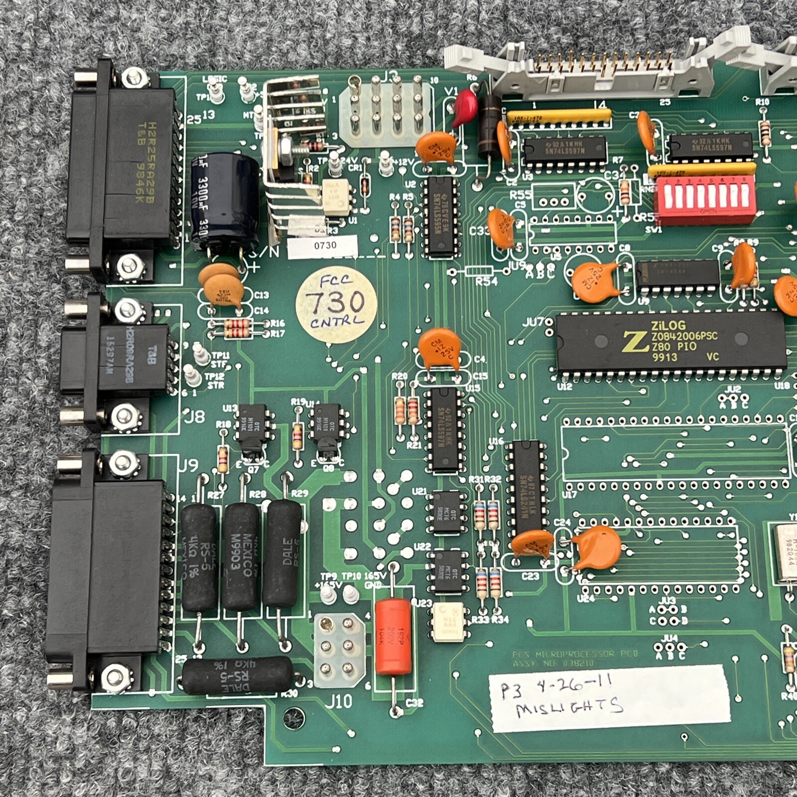 PCS 038210 PCB for BHP Modular Printer Used