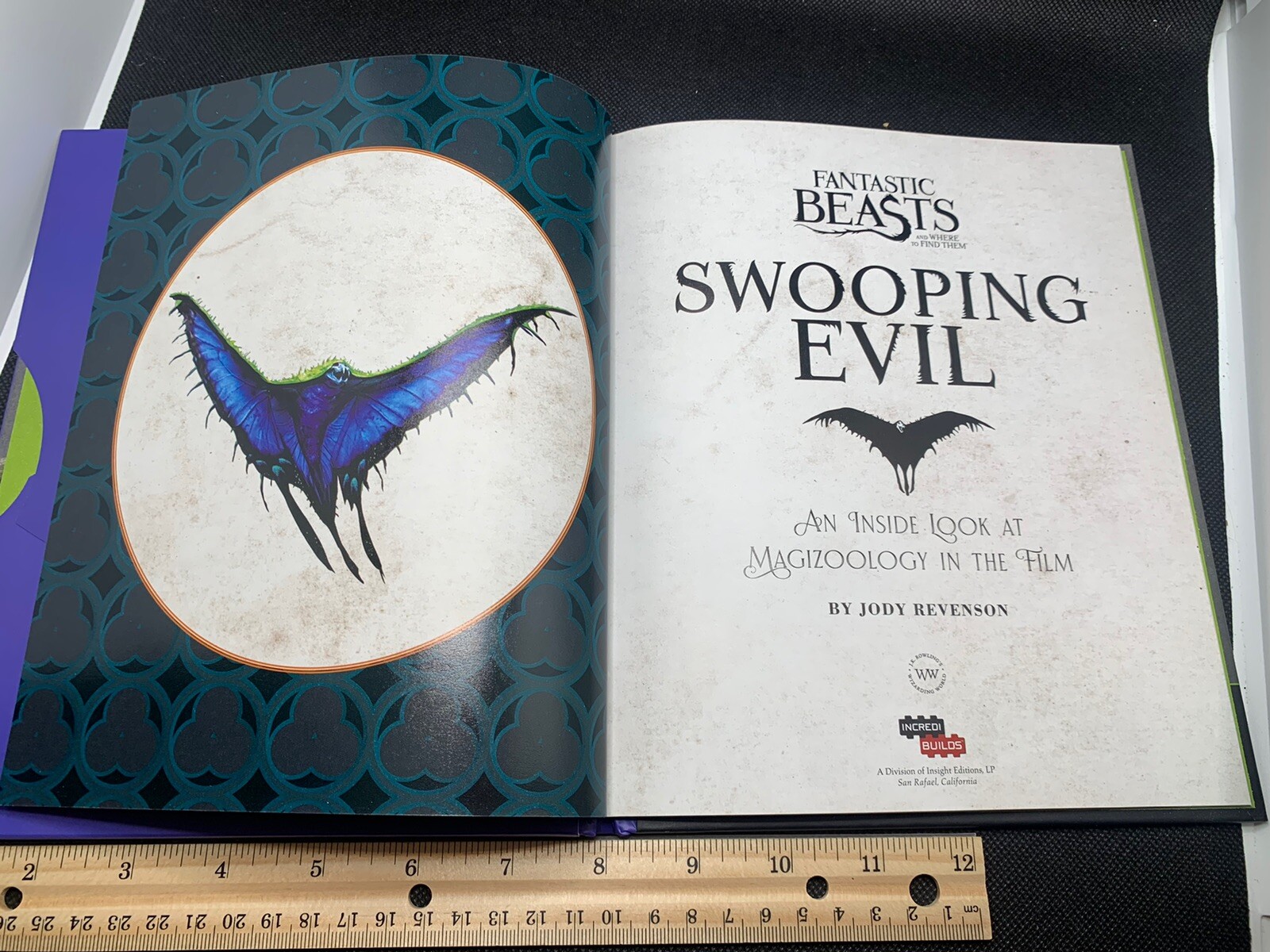 Fantastic Beasts Swooping Evil Book Model Set Incredi Builds Wizarding World Kit
