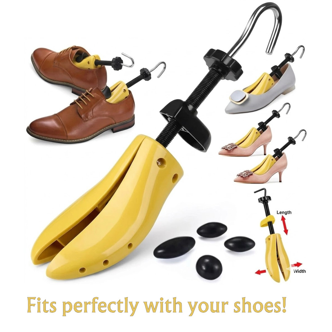2-Way Wooden Adjustable Shoe Stretcher Expander Men Women Boot Size US 5-13