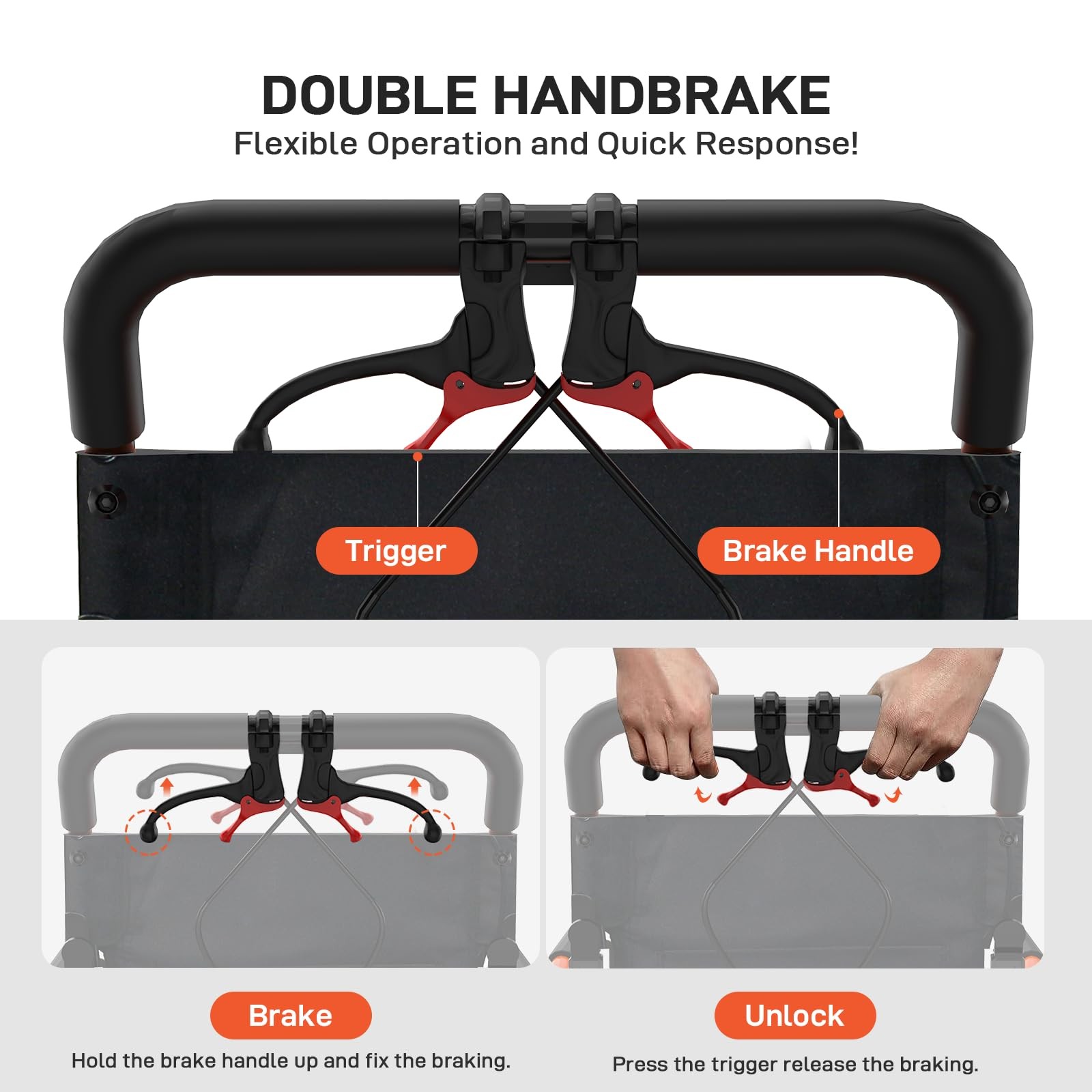 Lightweight Transport Wheelchair for Adults,Foldable Wheelchair 220 lbs Capacity