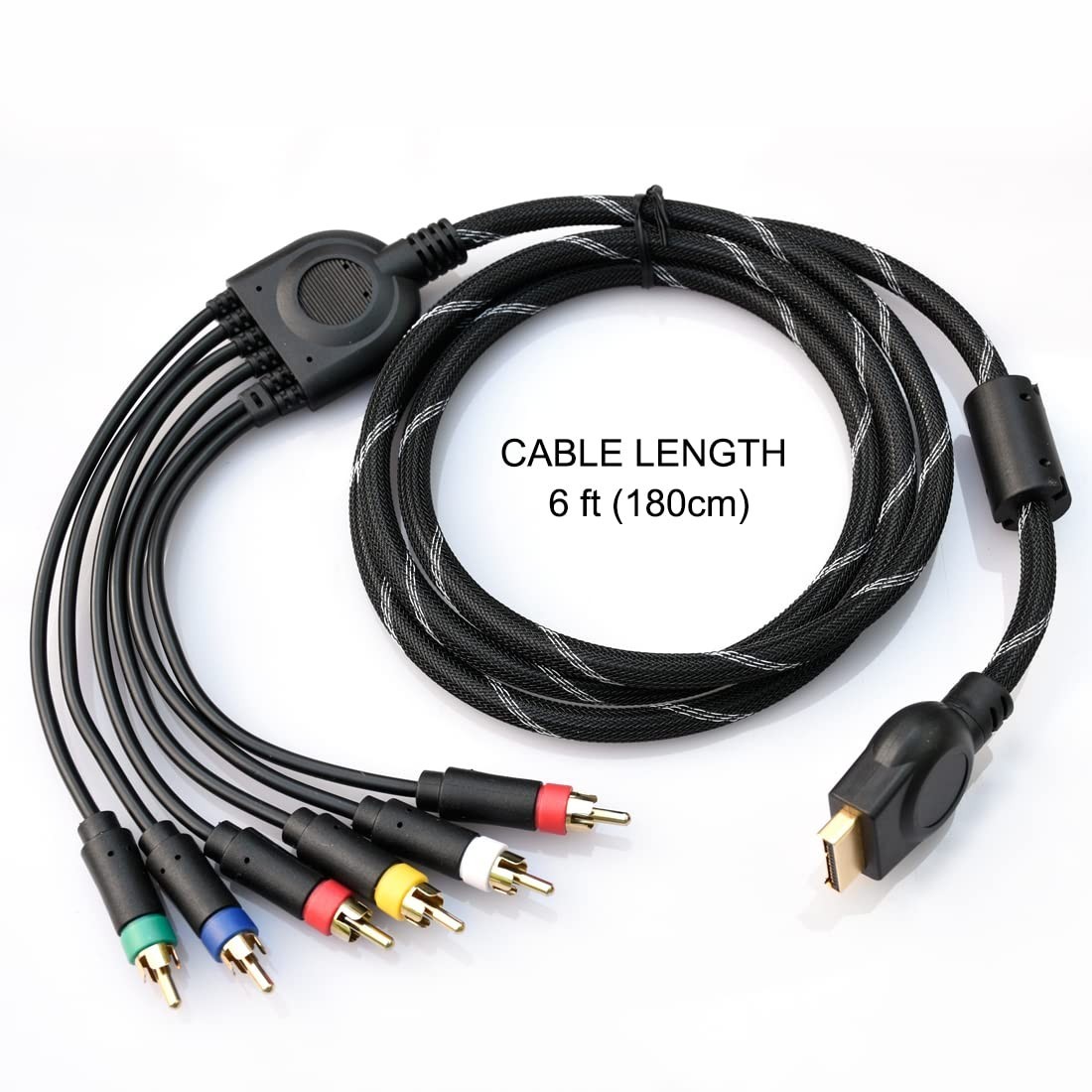 Hd Retrovision 2/3 Ps2/ps3 Premium Ypbpr Component Video Cable