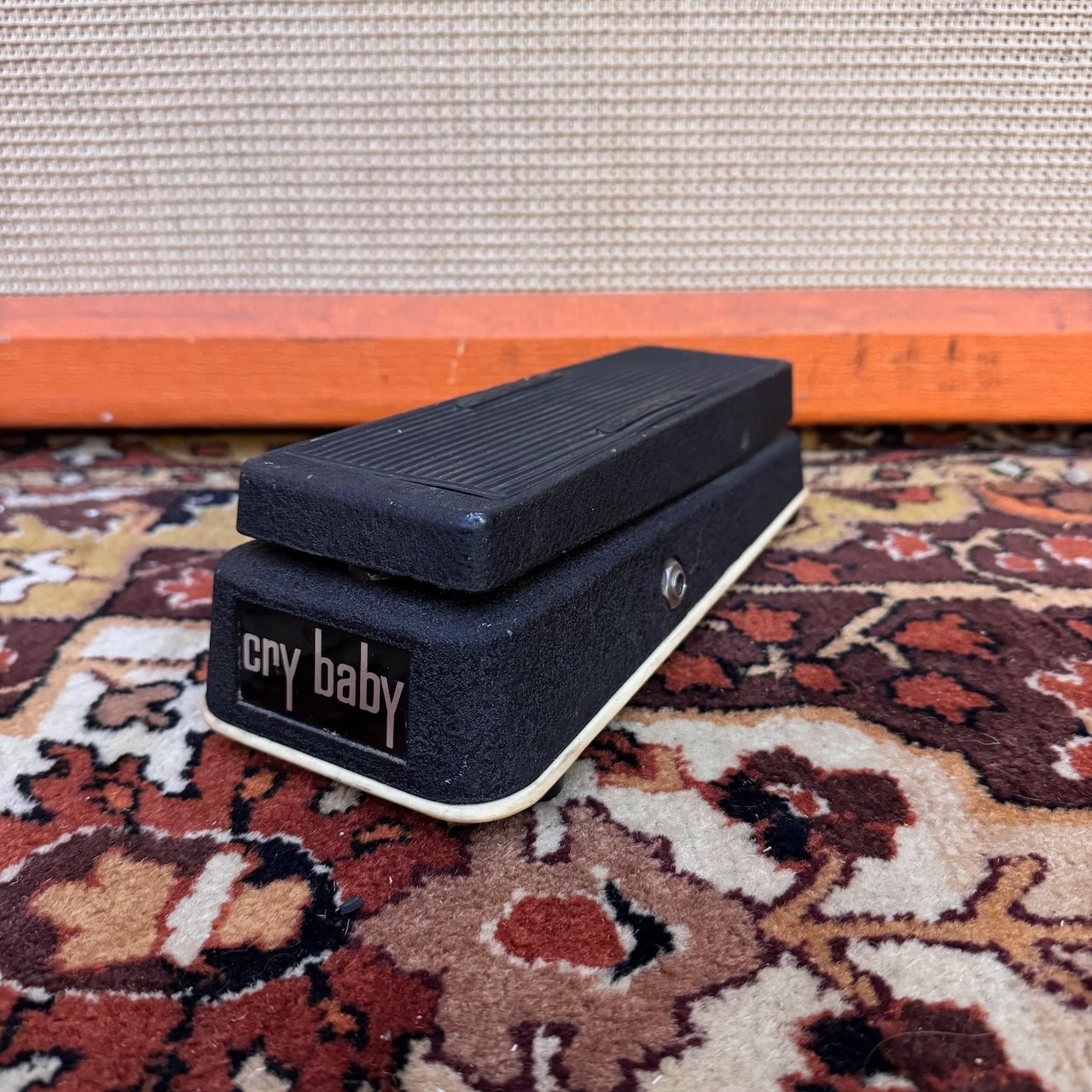 Vintage 1970s Jen Cry Baby Crybaby Italy Red Fasel Wah Wah Pedal w/ Chase Tone