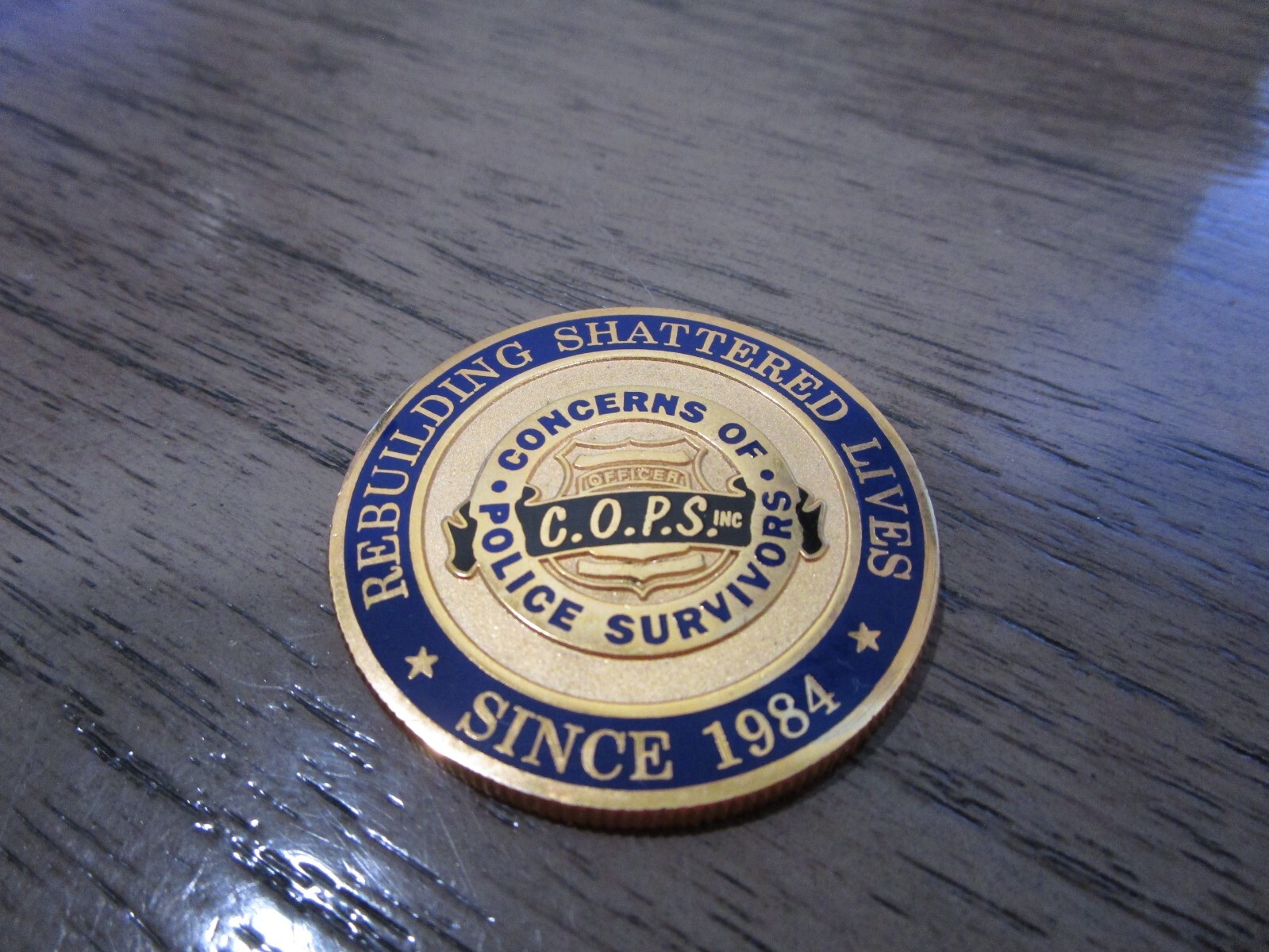 COPS 20th Anniversary 1984 - 2004 Challenge Coin #46R