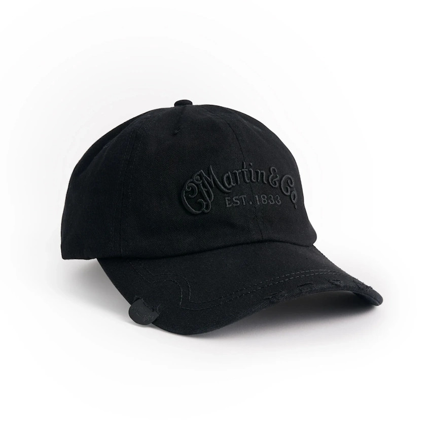 NEW Martin Tone on Tone Pick Hat - Black