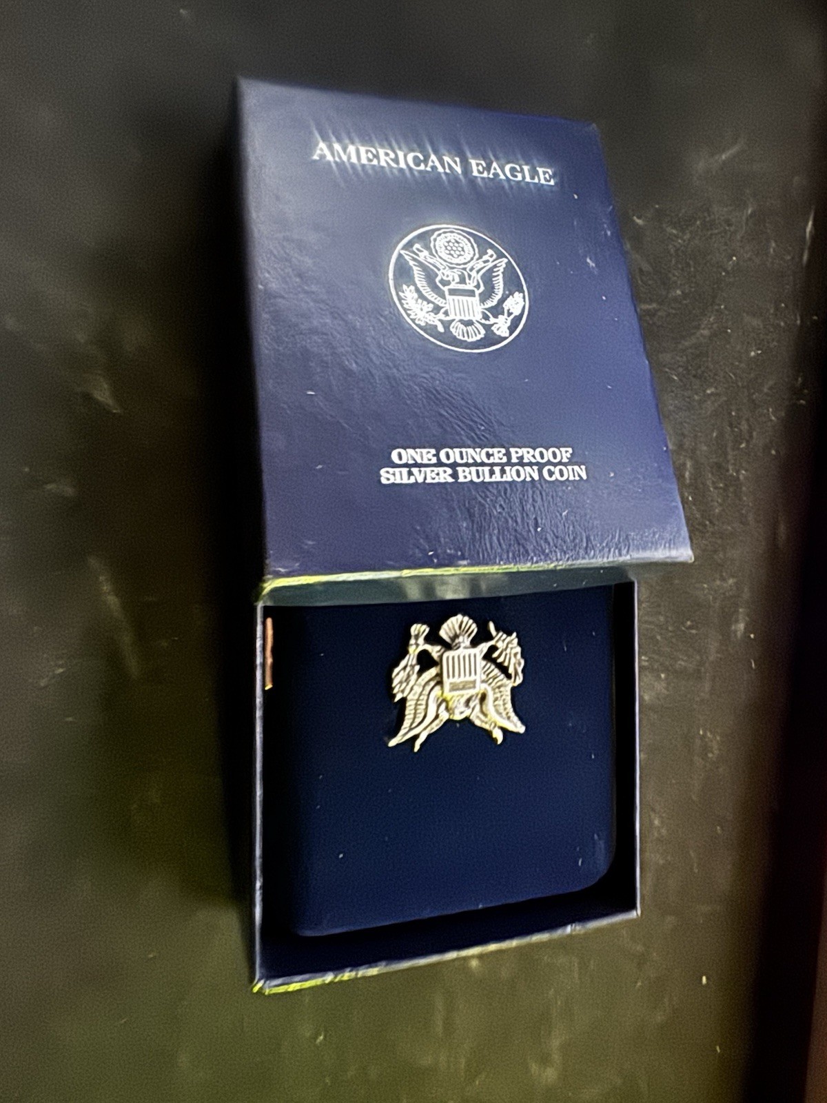 Philadelphia Mint 2000 American Eagle Proof Silver 1 oz .999 w/ Box & COA