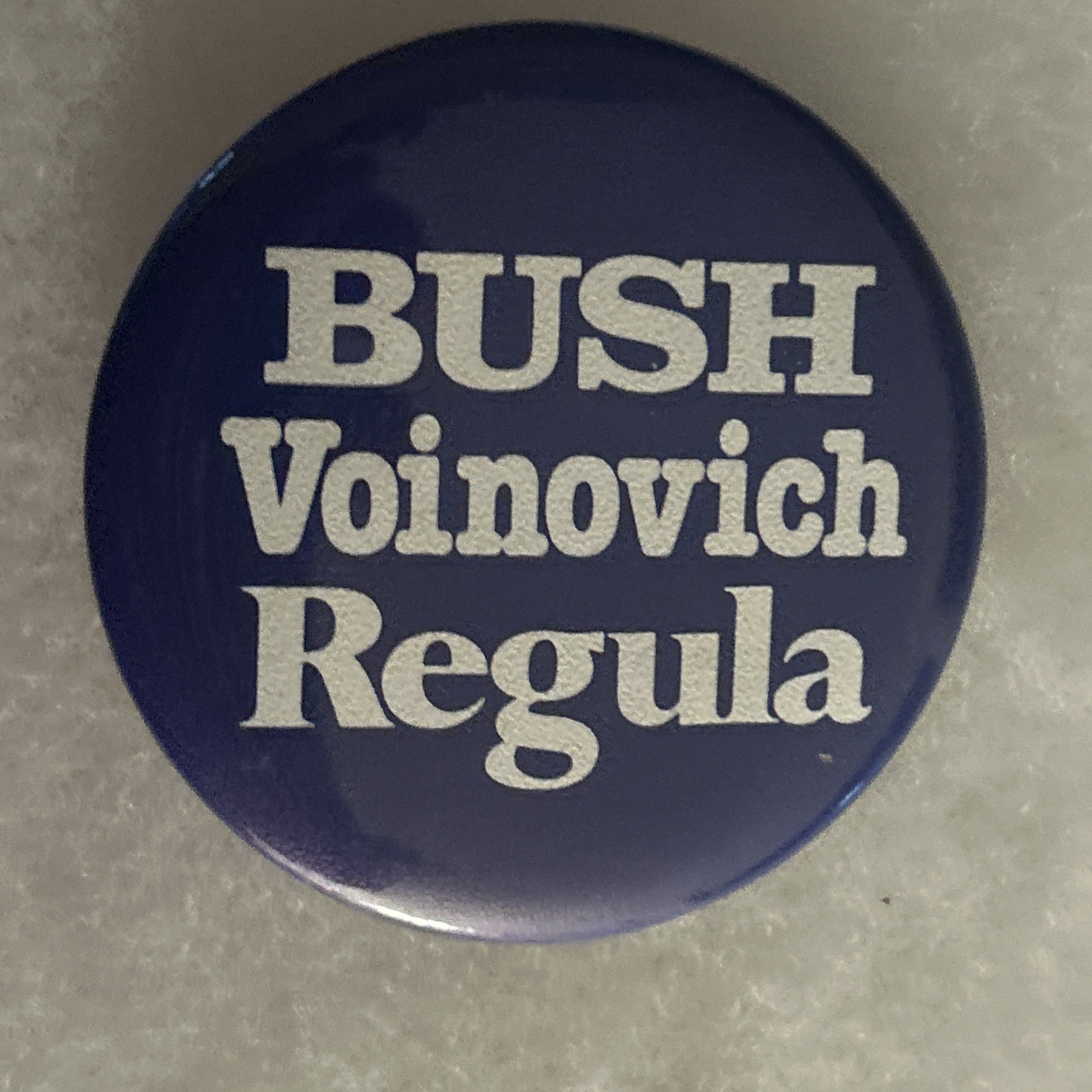 BUSH Voinovich Regula Ohio coattails 2 1/4” pinback button pin