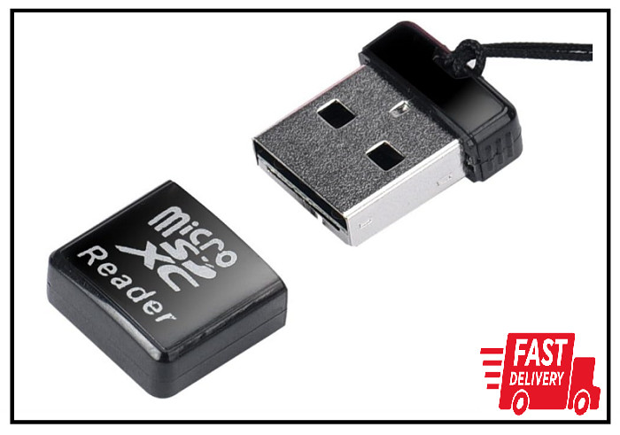 Cotchear Mini Super Speed Micro SD/SDXC TF USB 2.0 Card Reader Adapter