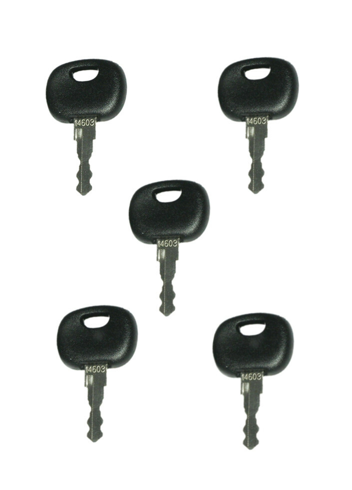 set of 5 #14603  Universal Ignition Key 603 FOR Linde  Stapler Skytrak Lift