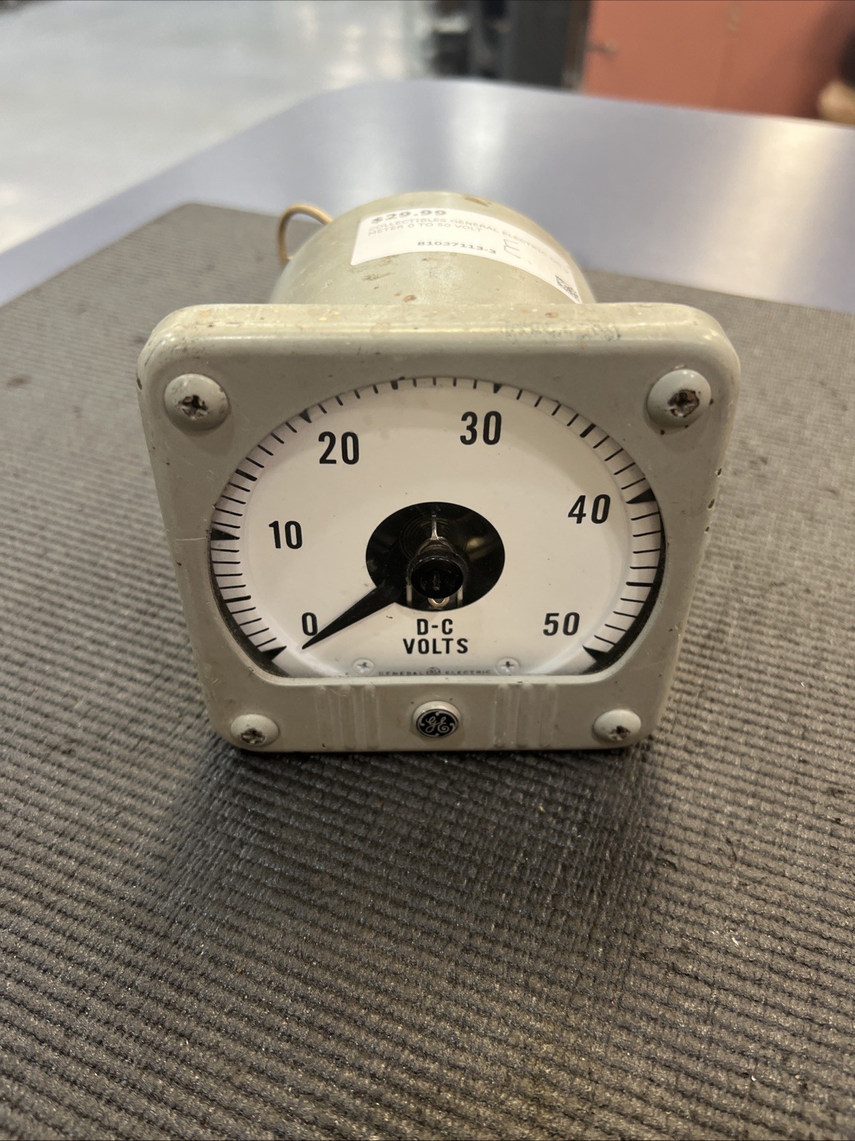 GENERAL ELECTRIC DC V METER 0 TO 50 VOLT