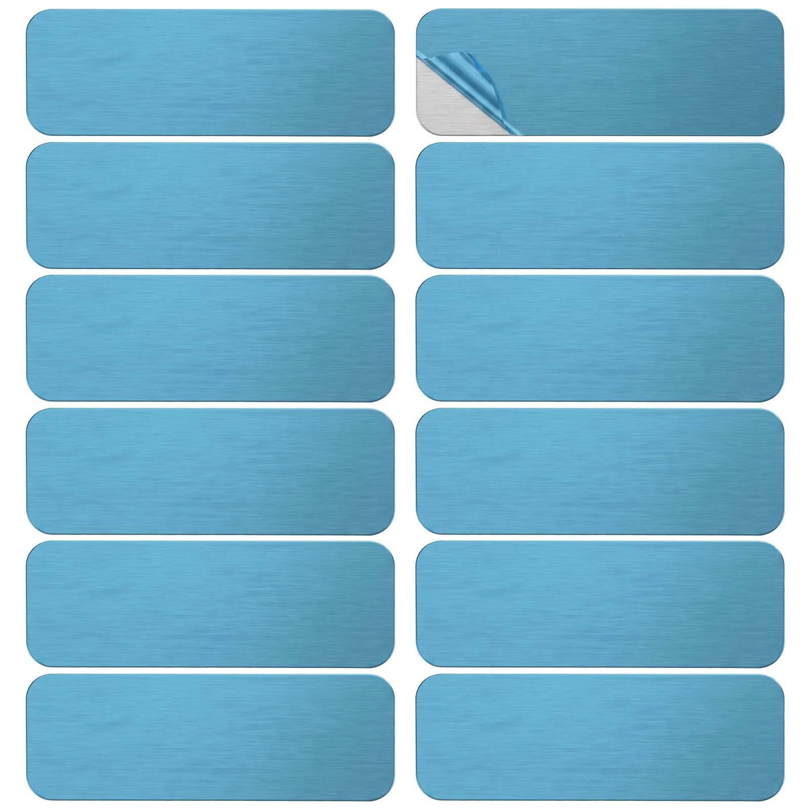 12Pcs Under Cabinet Lighting Magnetic Strips with Adhesive Backing Replacemen...
