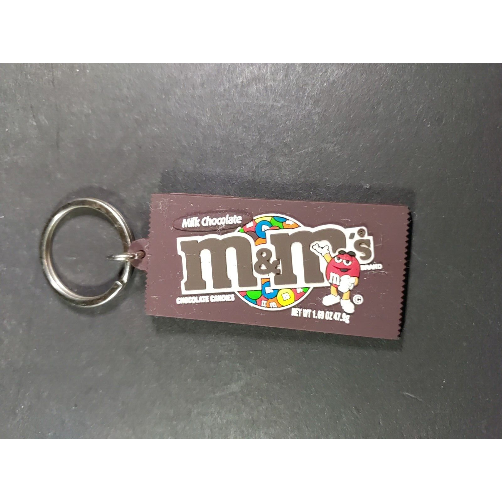 M & M Milk Chocolate Plastic Keychain 2013