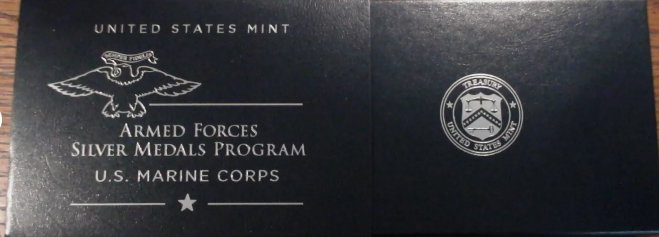 2021 2.5 oz Armed Forces Silver Medal - U.S. Marine Corps