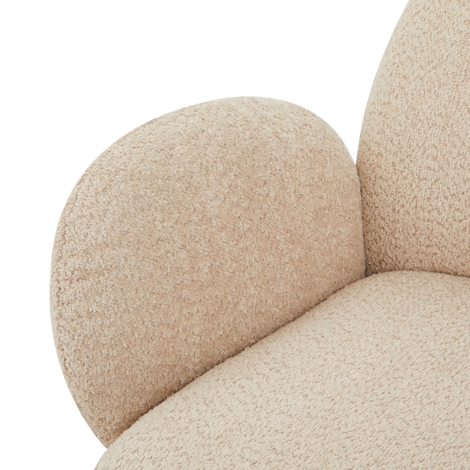 360° Swivel Accent Chair Club Chair Lounge Armchair Single Sofa Chair Beige/Gray