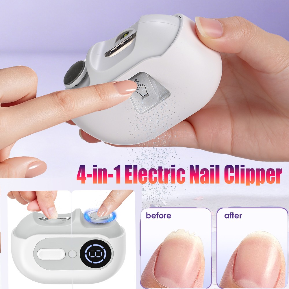 Electric Automatic Nail Clippers Toe Thick Nails Professional Cutter Pedicure