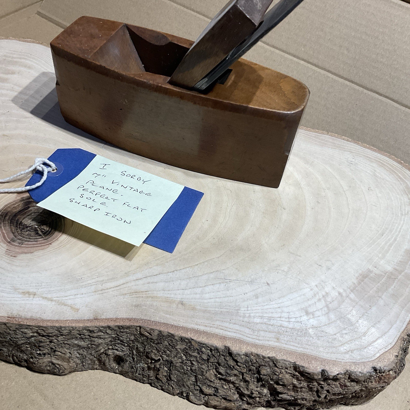 7”  ORIGINAL BEECH  SMOOTHING PLANE
