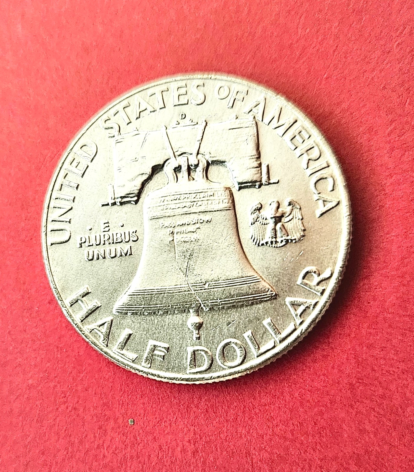 1951 D Franklin Silver Half Dollar. Uncirculated.