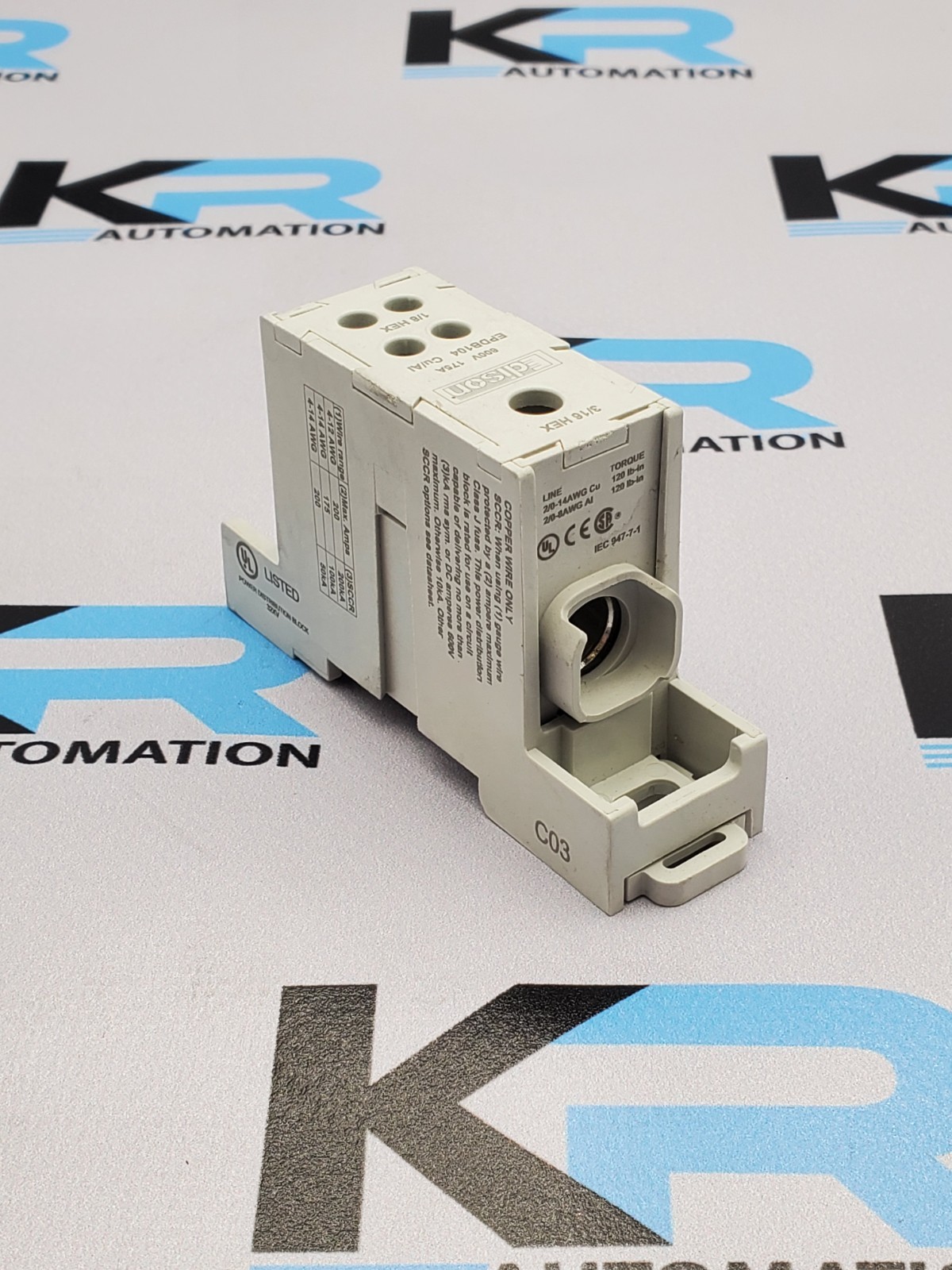 Edison EPDB104 Power Distribution Block