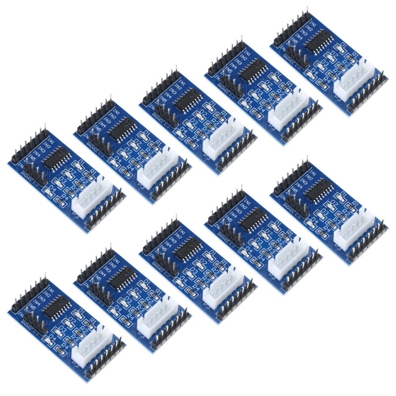 10Pcs ULN2003 Steppers Motor Driver PCB Board for 28BYJ-48 Steppers Motor Driver