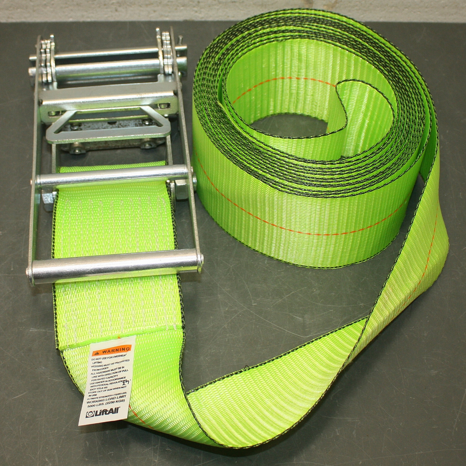 Lift-All Endless Tiedown Ratchet Strap TE26434, 4" x 27 ft, 5000 lbs WLL