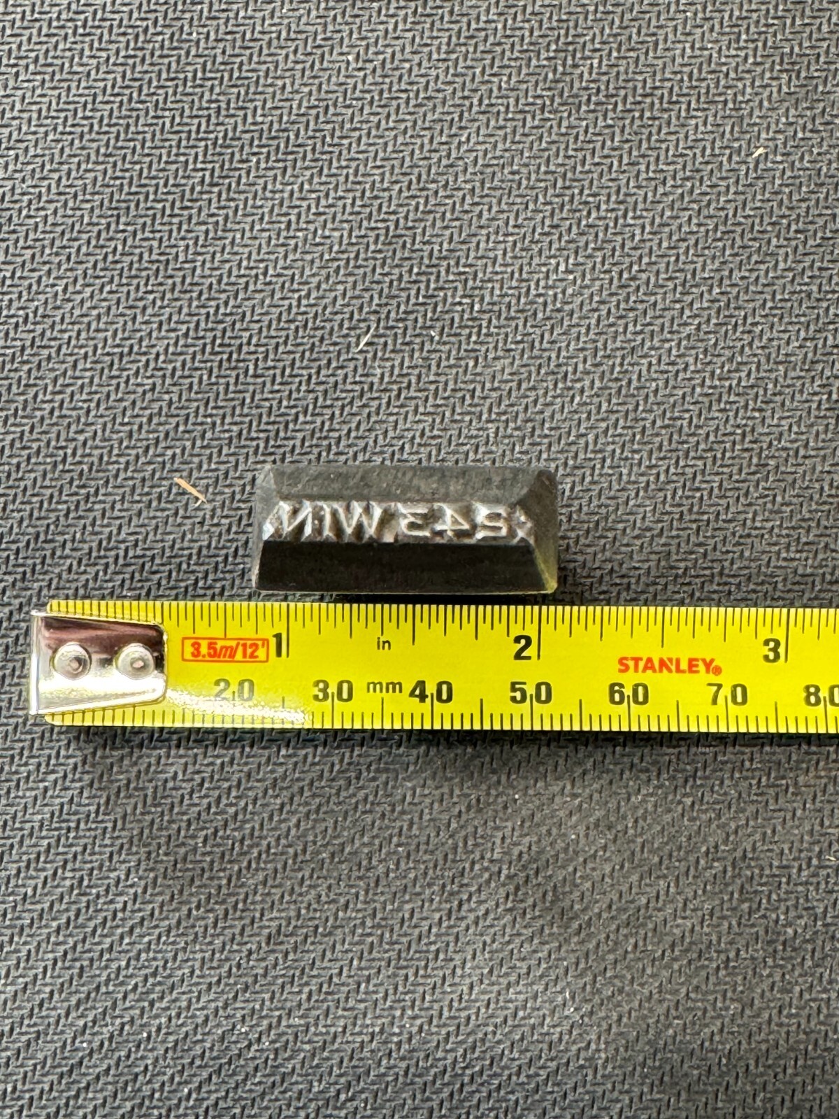 Clymer .243 Winchester Finish Chamber Reamer, Thor .243 WIN Cal. Stamp