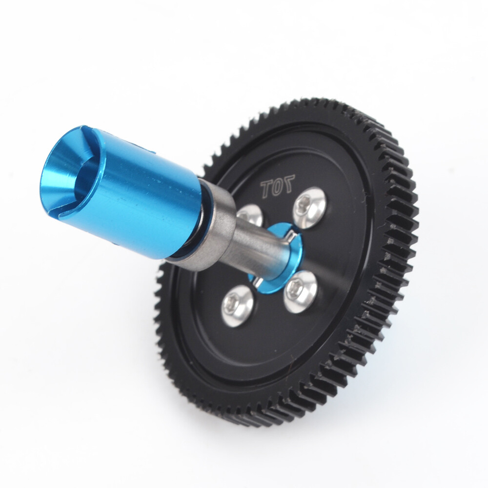 Aluminum Propeller Joint W/70T Spur Gear for Tamiya TT-02B TT-02BR TT-02SRX TT02