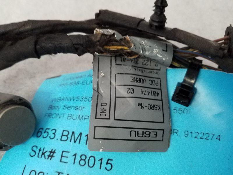 BMW 550I FRONT BUMPER PARKING SENSOR 9122274
