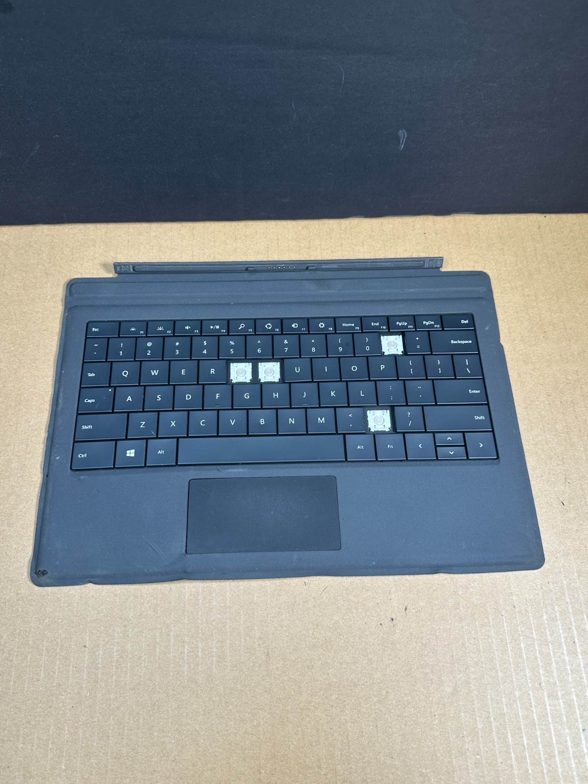 Genuine Microsoft Type Keyboard Cover Model 1709 Tested Read!