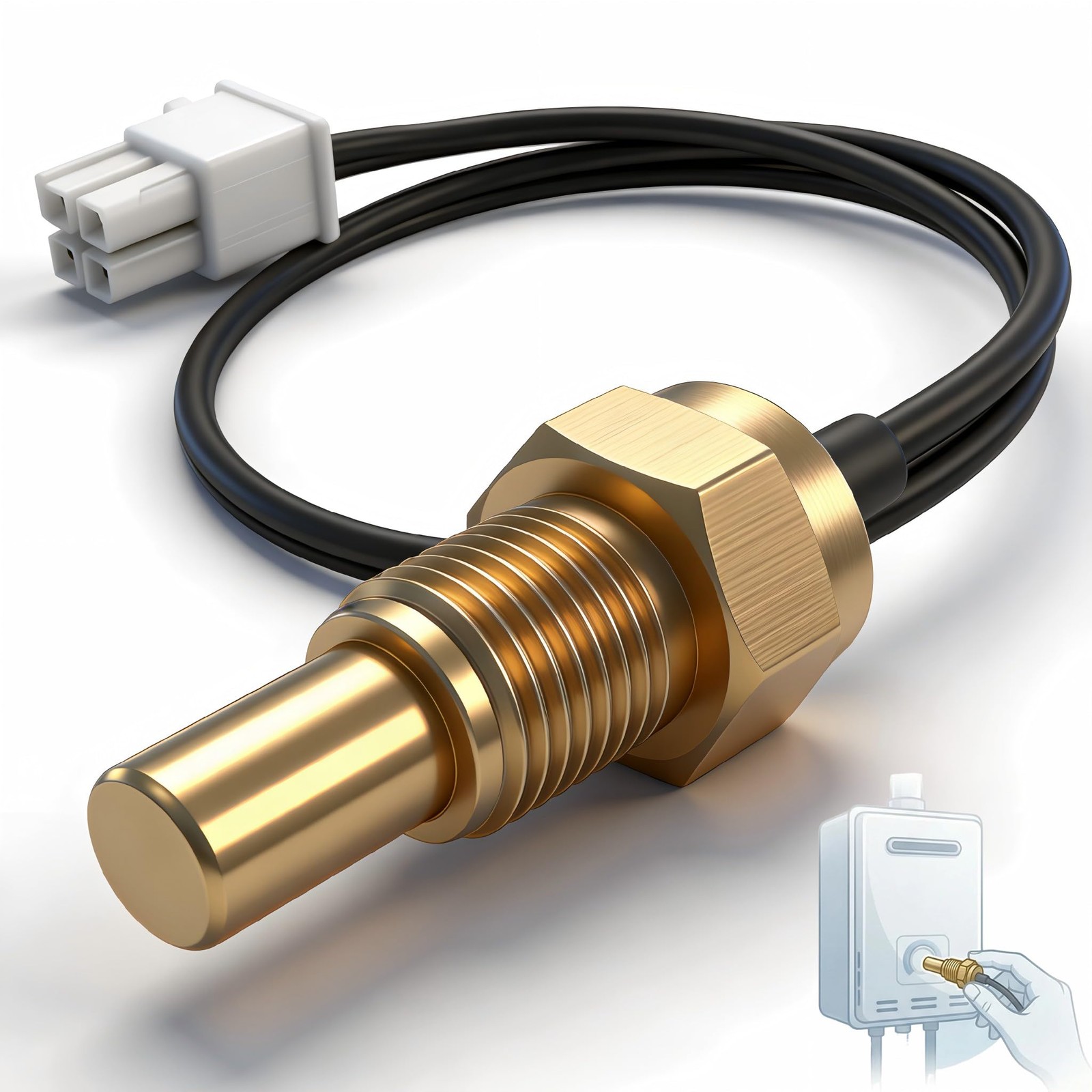 AP19299 Thermistor Chamber Sensor Replacement Compatible with Rheem 1 Pack