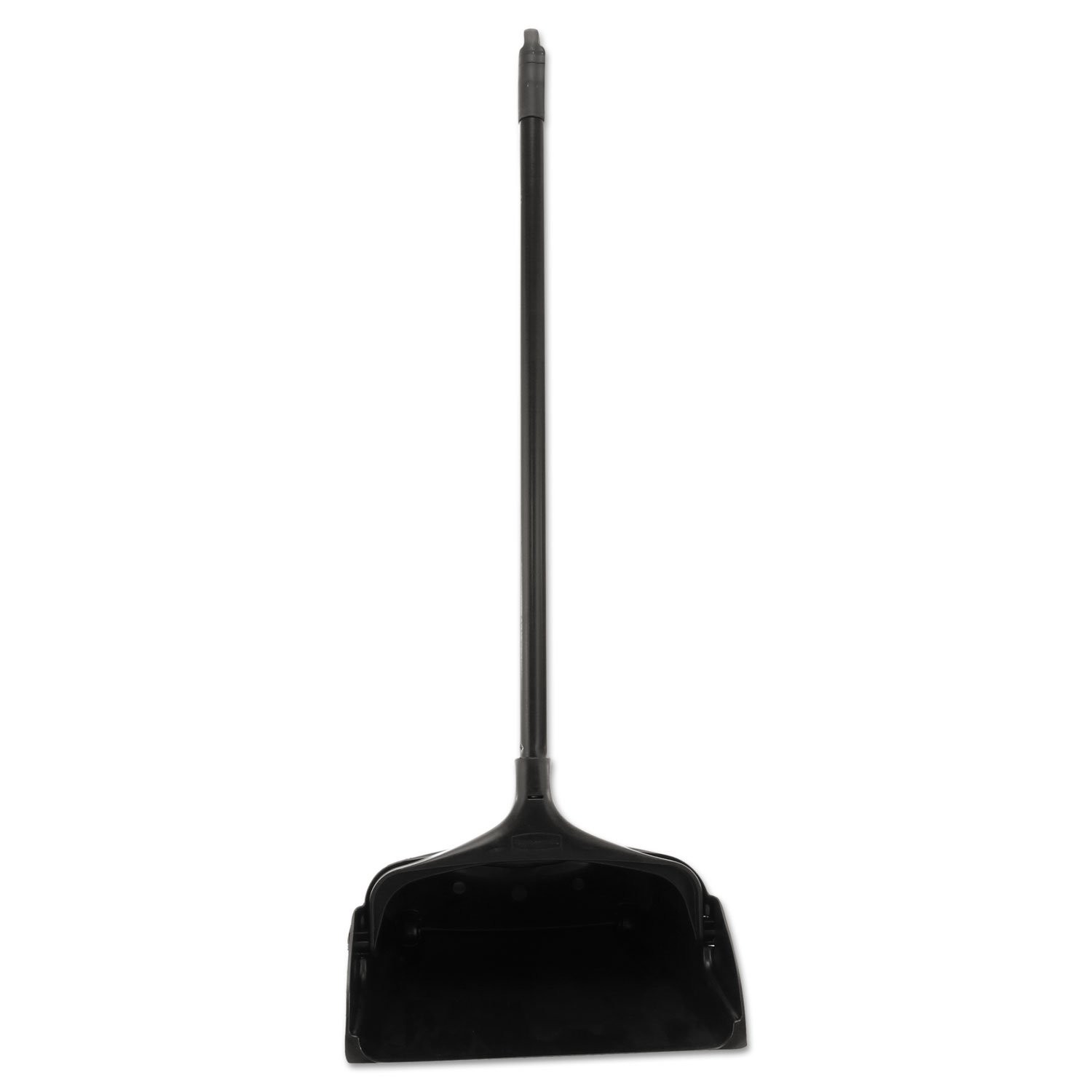 Rubbermaid Commercial Products Dustpan with Long Handle Plastic Black