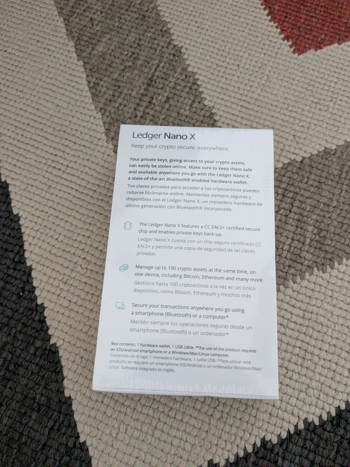 Ledger Nano X Crypto Hardware Wallet