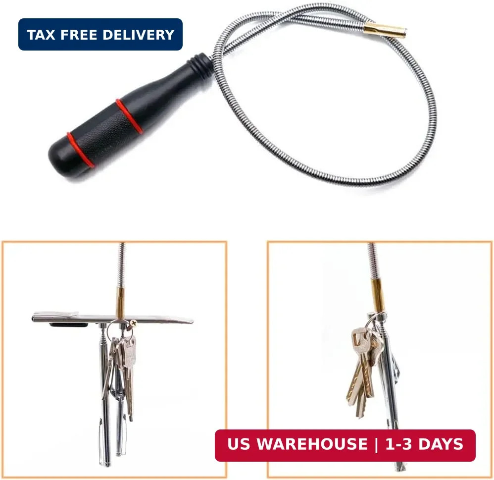 4 Pack Telescoping Magnet Pick-up Tool Set - Retrieving Pickup Tools，Extendable