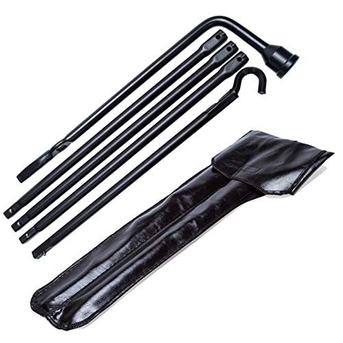 Spare Tire Lug Wrench Tool Kit Replacement with Bag Fit for 2002-2015 Dodge