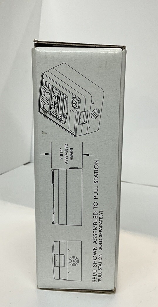 SB-I/0 SURFACE BOX FOR FIRE ALARM - RED 