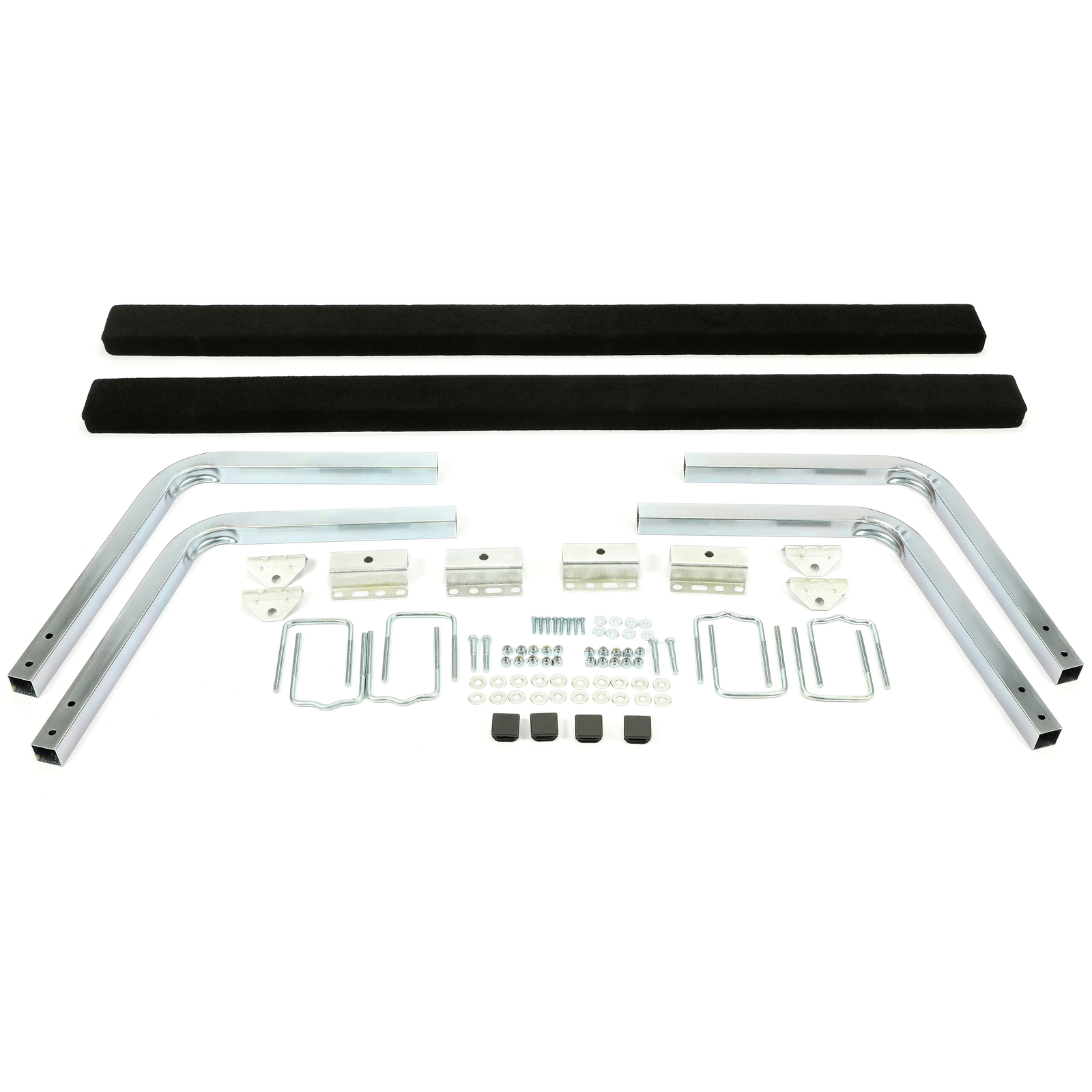 Boat Trailer Bunk Board Guide-On 5' Feet Rail Makes Loading Boat w/Brackets Kit