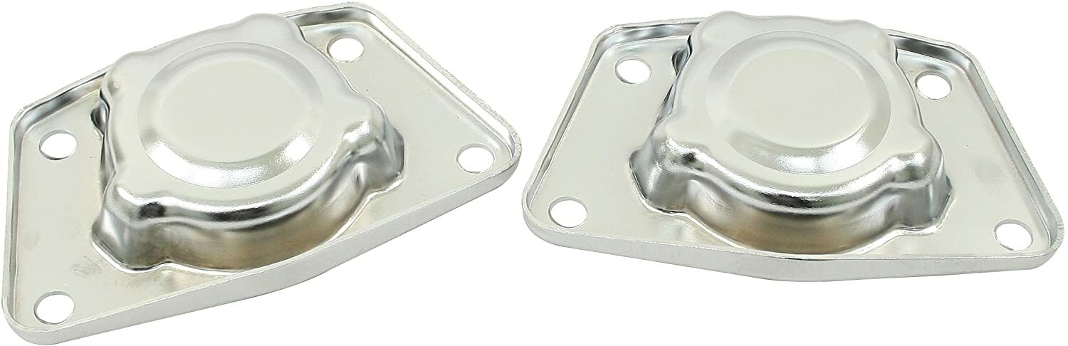 EMPI 9545 CHROME SWING AXLE TORSION CAPS COVER SET OF 2 VOLKSWAGEN T1 BUG BEETLE