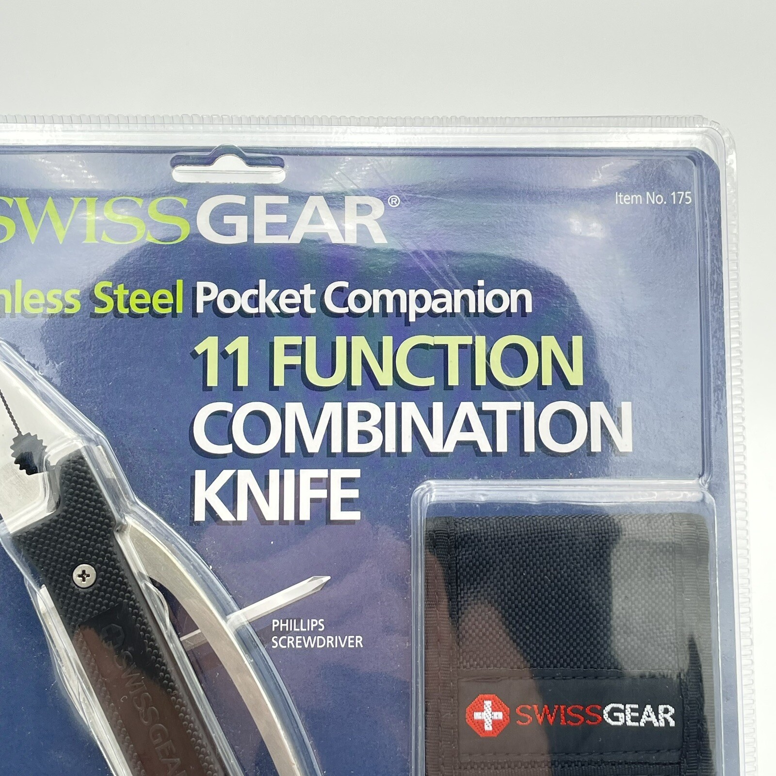 Swissgear 11 Function Knife/Multitool NEW SEALED #175 w carry case